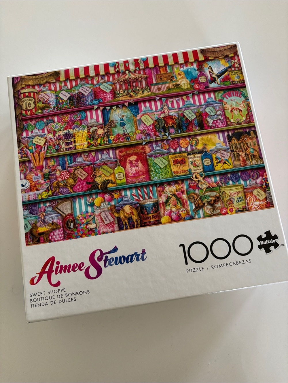Aimee Stewart Sweet Shoppe 1000 Piece Jigsaw‎ Puzzle Buffalo Candy Store Circus
